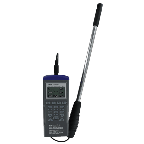 Dwyer Miniature Vane Thermo-Anemometer, Model VT-300